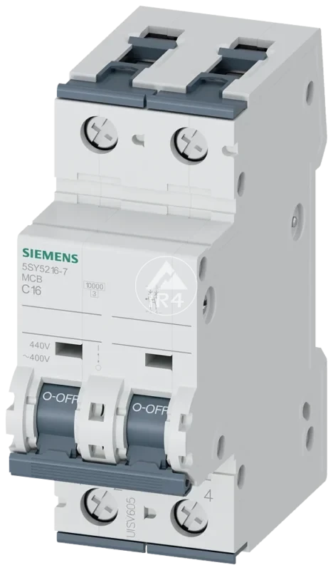 Siemens MCB 6A 2 Pole 10kA