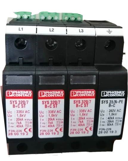 Phoenix   Surge Protection Device (SPD), Type 1 +2 Combined Lightning Current and Surge Arrester,